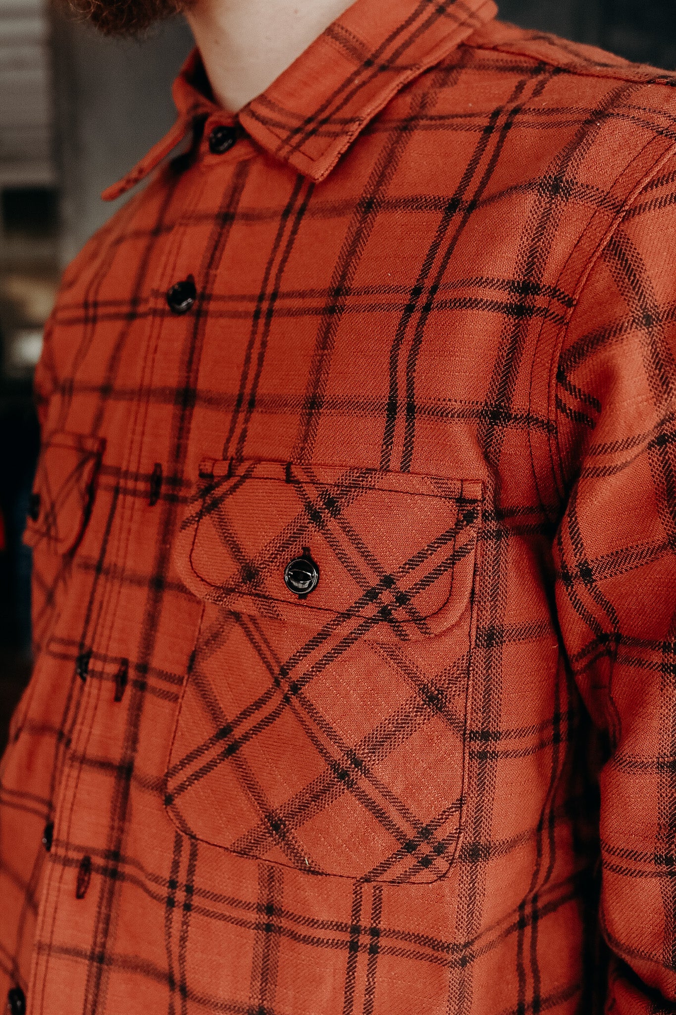 Field Shirt Rust Plaid