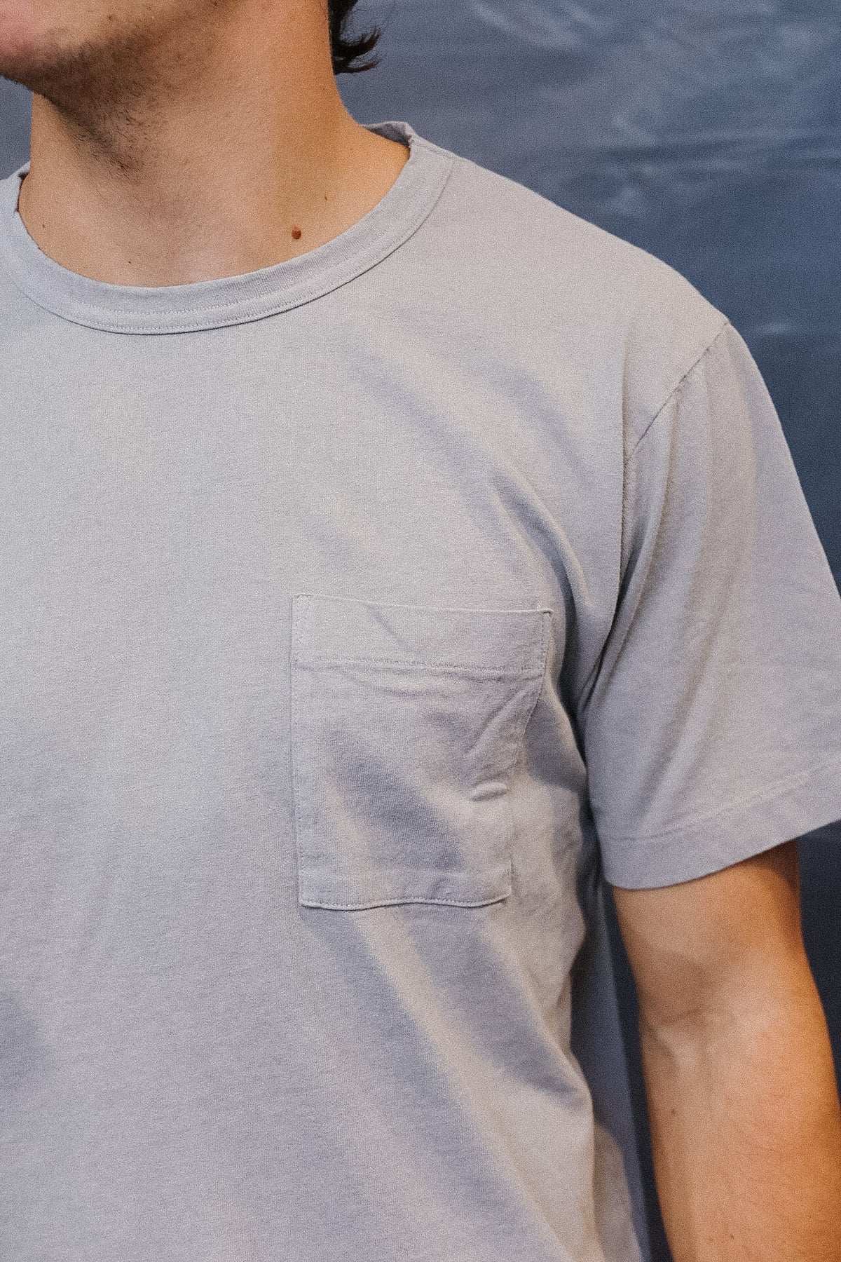 Dehen 1920 Heavy Duty Single Pocket Tee-Ascot Grey