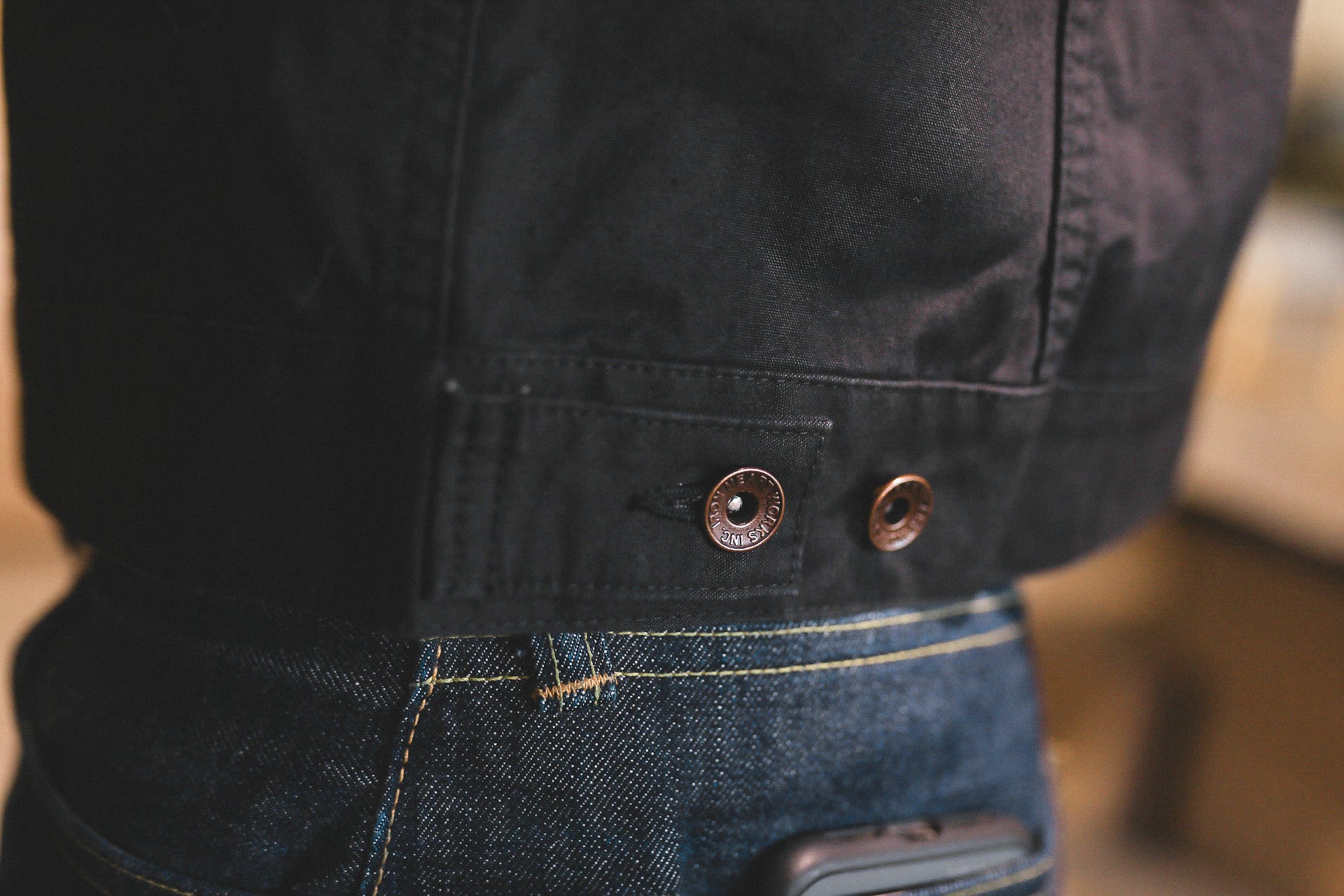 9oz Canvas Type III Jacket - Brown IHJ-147-BLK