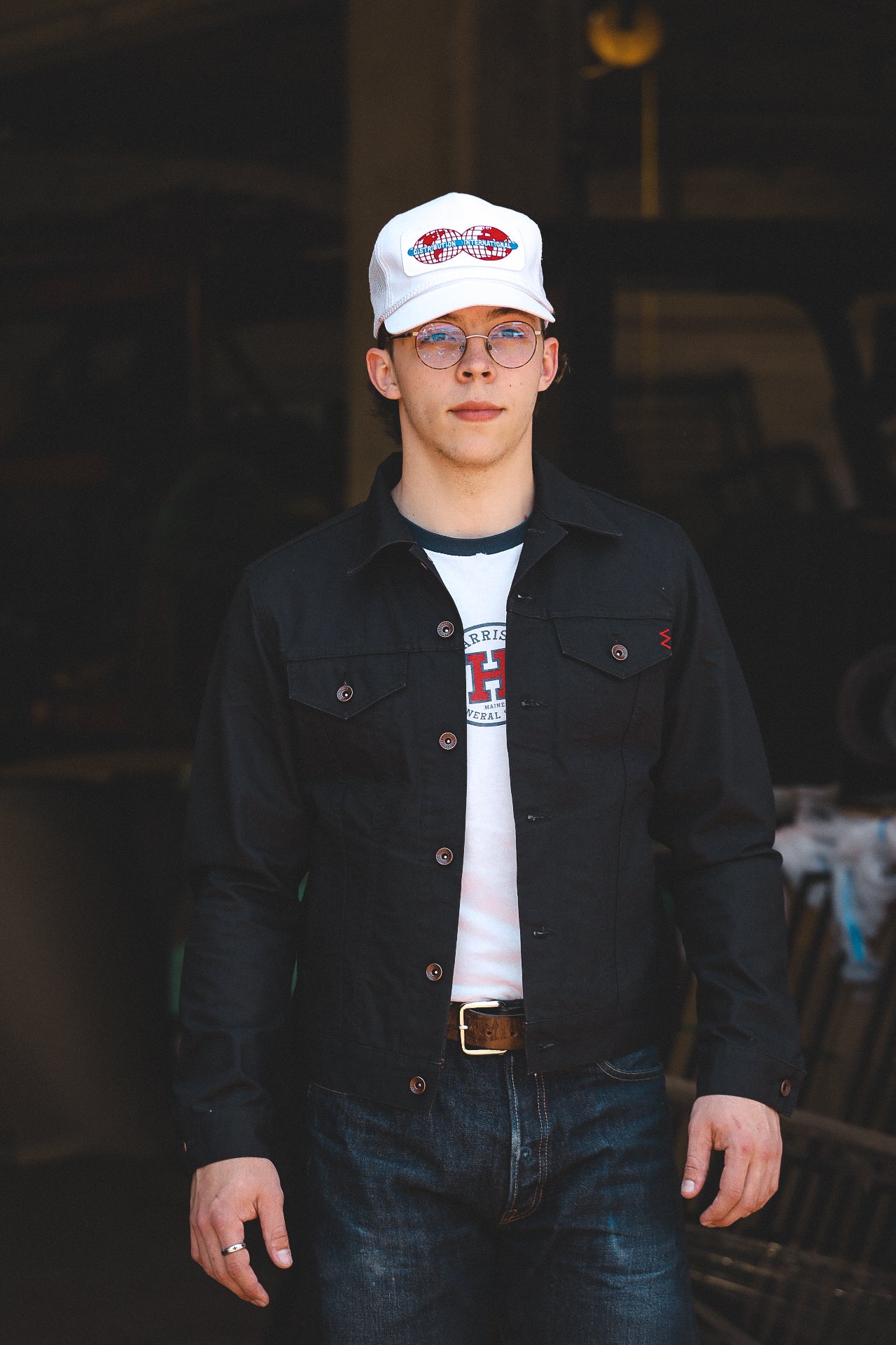 9oz Canvas Type III Jacket - Brown IHJ-147-BLK