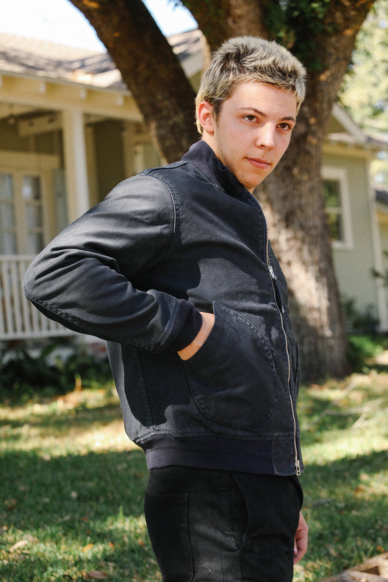 12oz Whipcord Tanker Jacket - Navy IHM-47-NAV