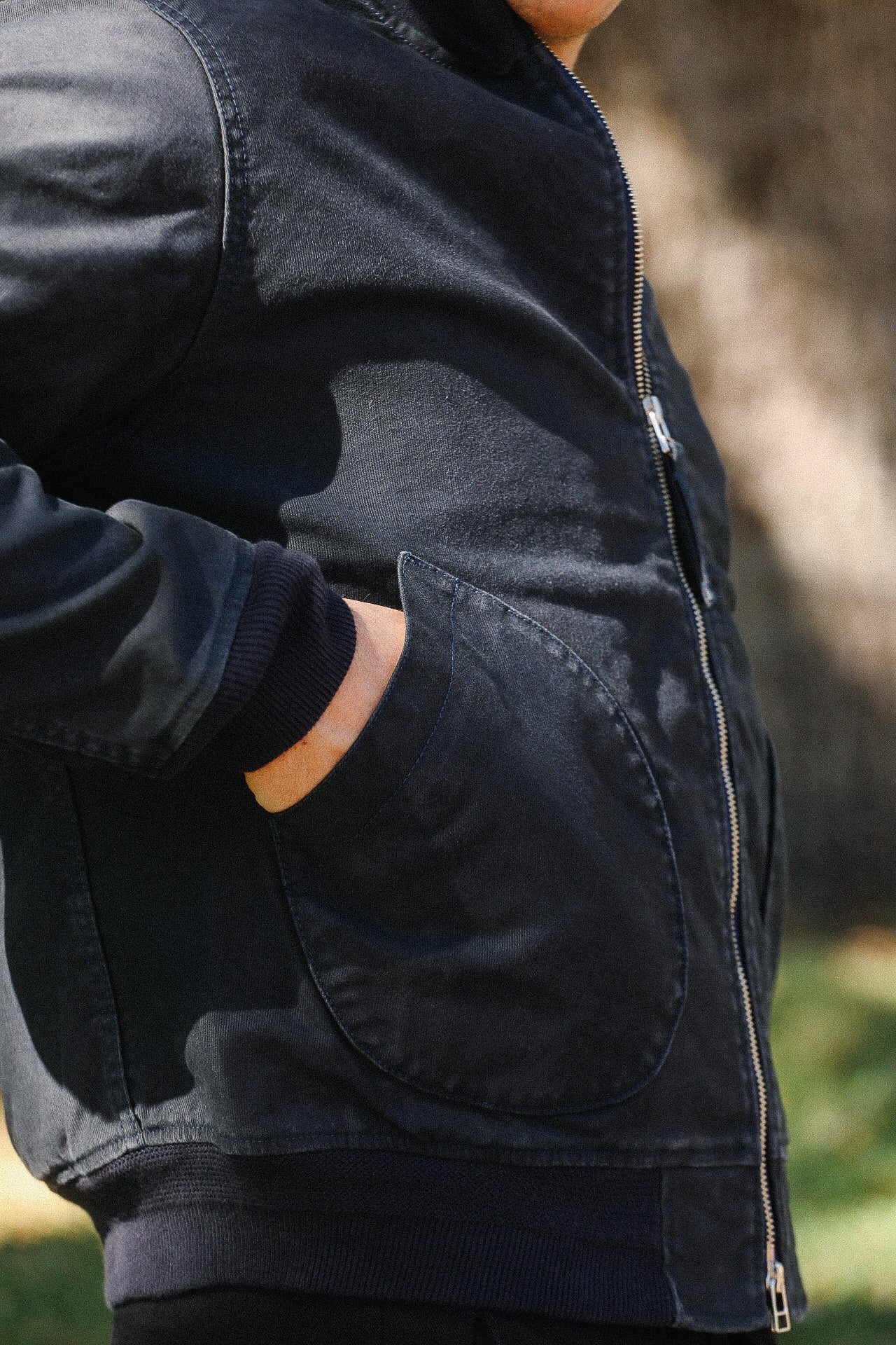 12oz Whipcord Tanker Jacket - Navy IHM-47-NAV