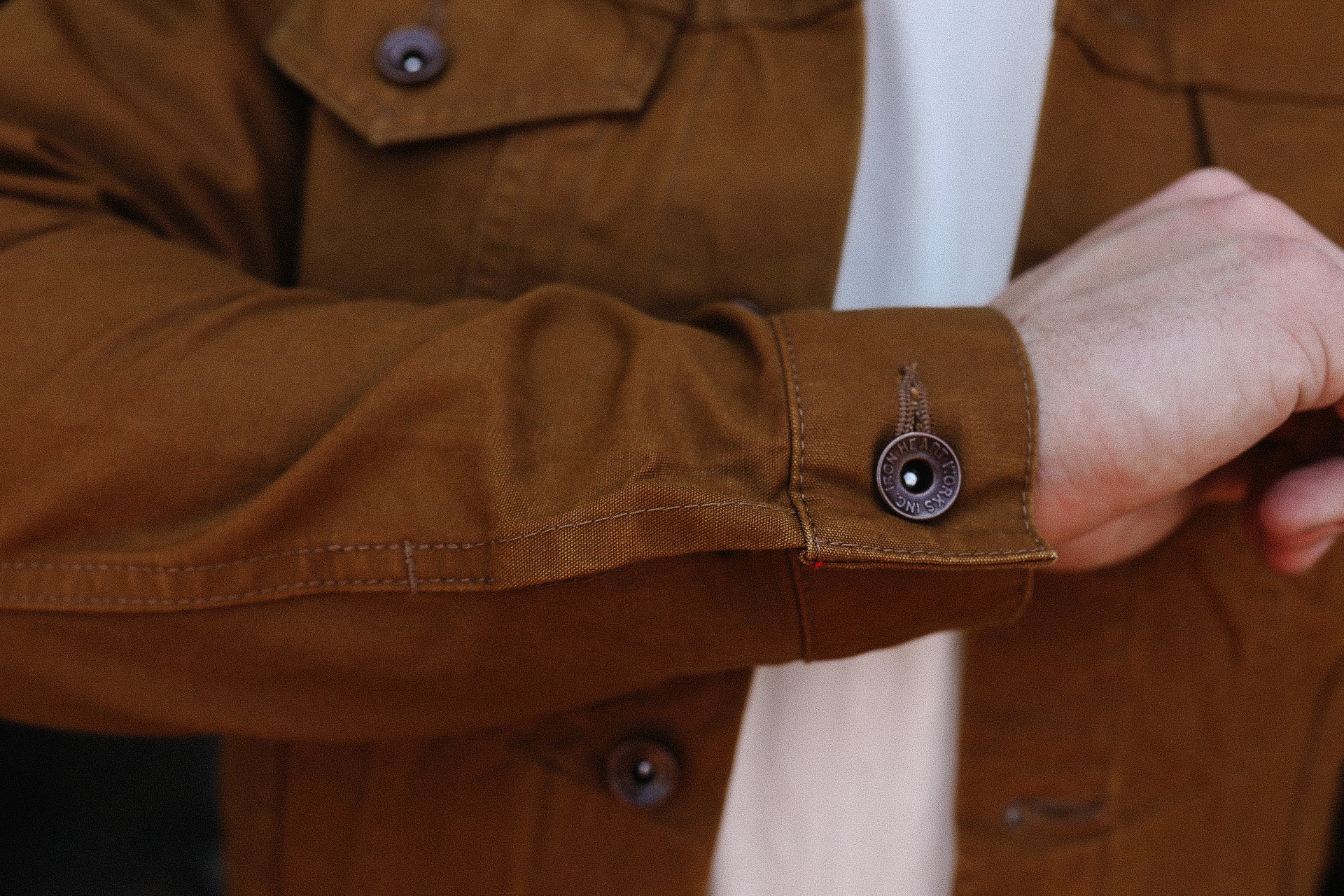 9oz Canvas Type III Jacket - Brown IHJ-147-BRN