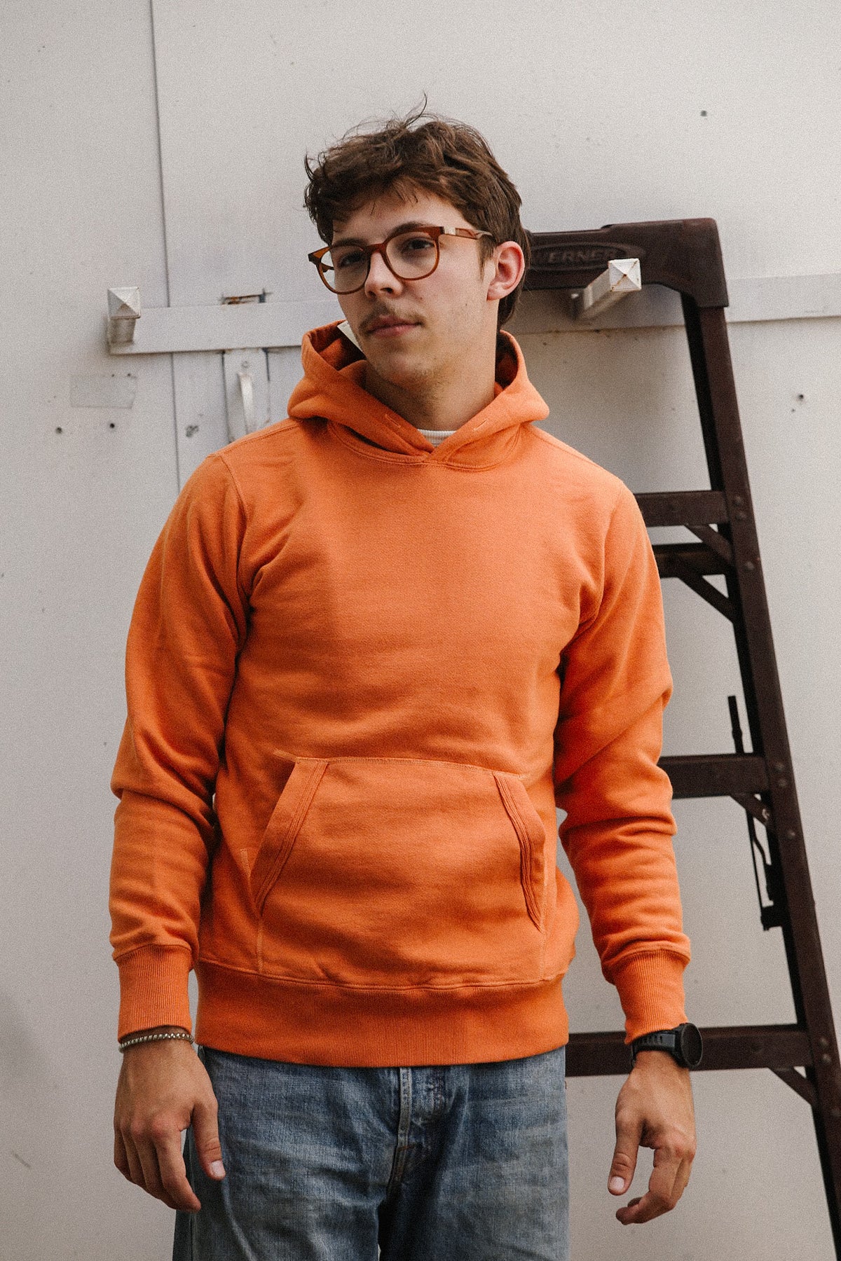 BR68914 Buzz Rickson Set-In Parka- Orange