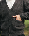 Classic Cardigan - Pewter Tweed