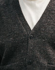 Classic Cardigan - Pewter Tweed