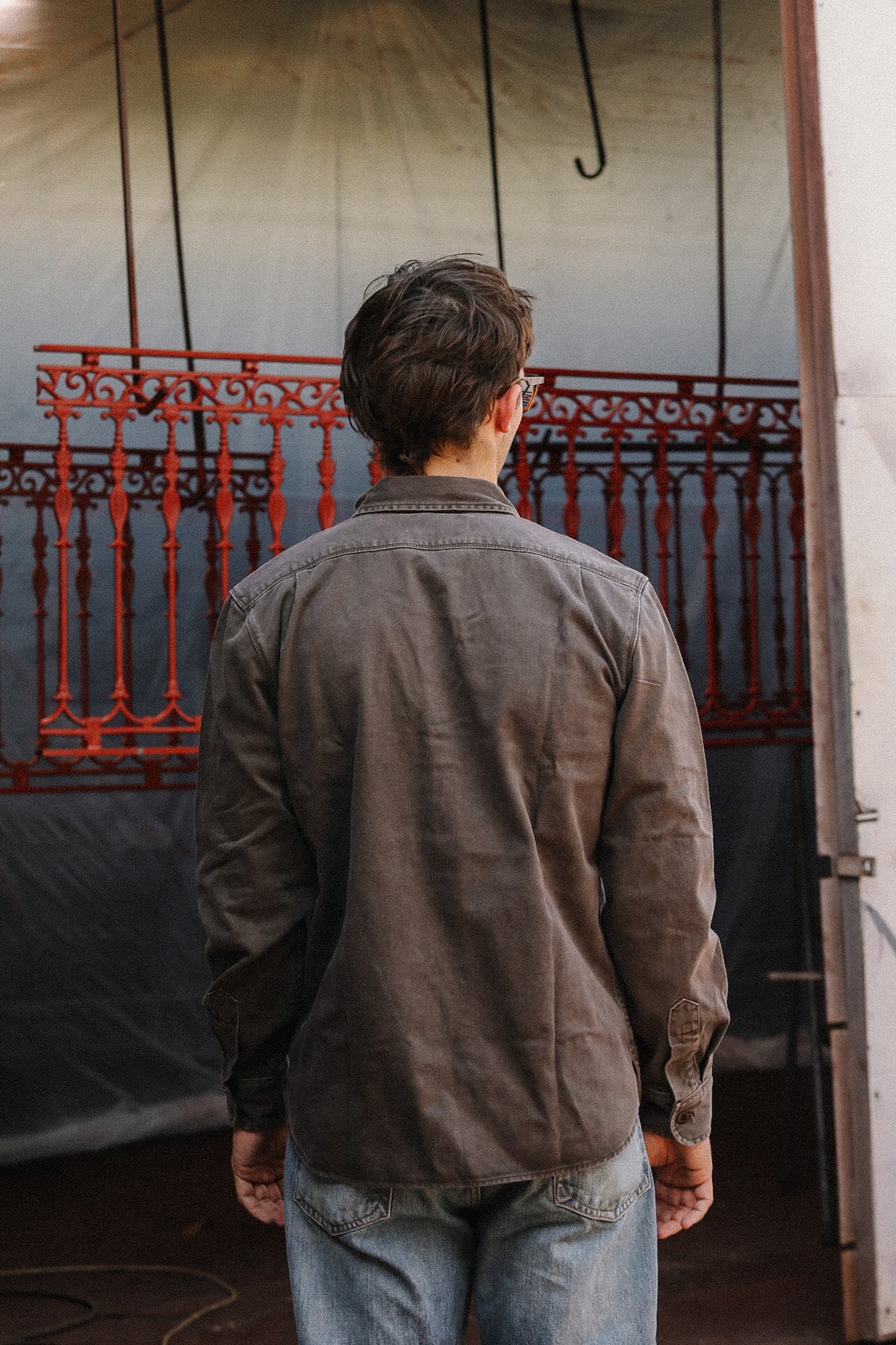 Freenote Cloth Utility Shirt- Chocolate