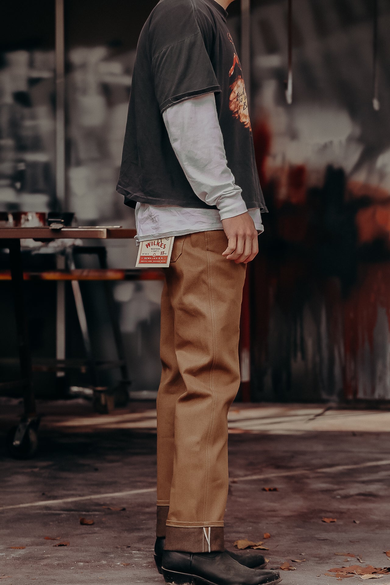 Wilkes Western- 15oz Brown Denim – Iron Shop Provisions