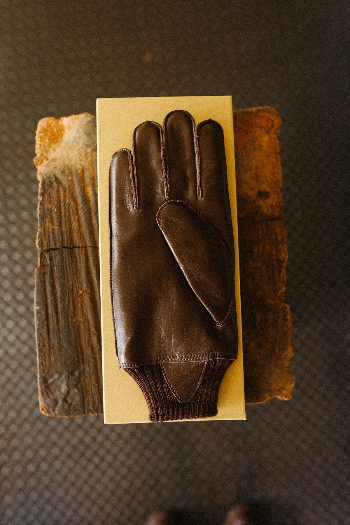 BR02835 Buzz Rickson Winter Flying Gloves Type A-10- Brown