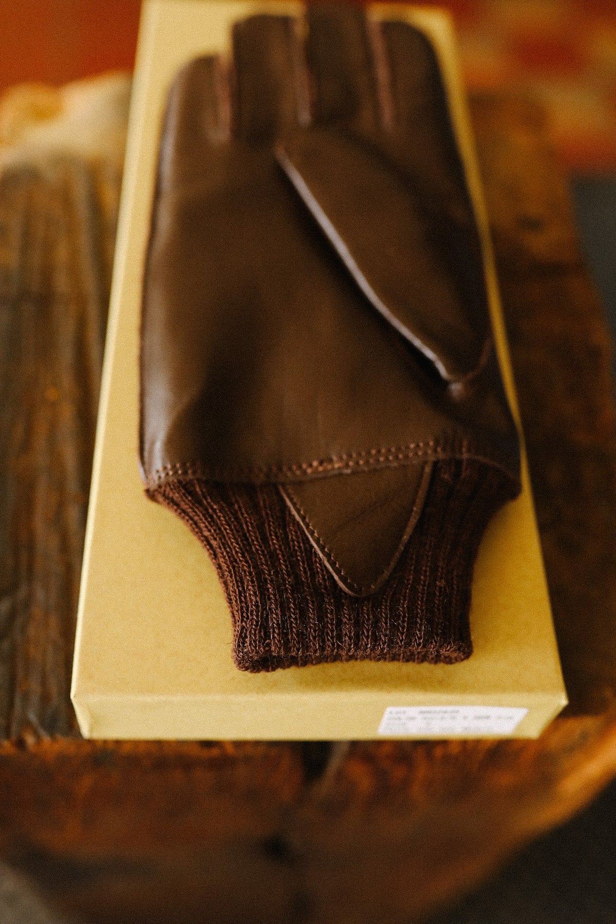 BR02835 Buzz Rickson Winter Flying Gloves Type A-10- Brown
