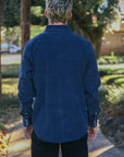 Heavyweight Corduroy Western- Navy