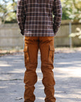 17oz Duck Cargo Pants - Brown IH-734-BRN