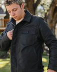 Oiled Whipcord A2 Deck Jacket - Black IHM-45-BLK