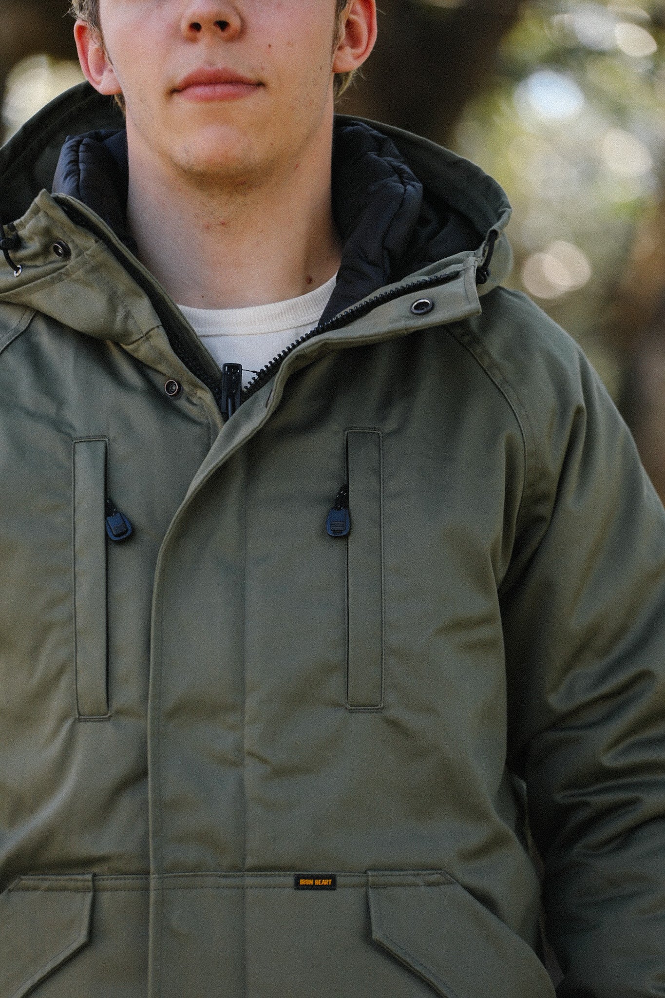 8oz Sateen/Primaloft® Winter Parka Jacket - Olive IHJ-154-OLV