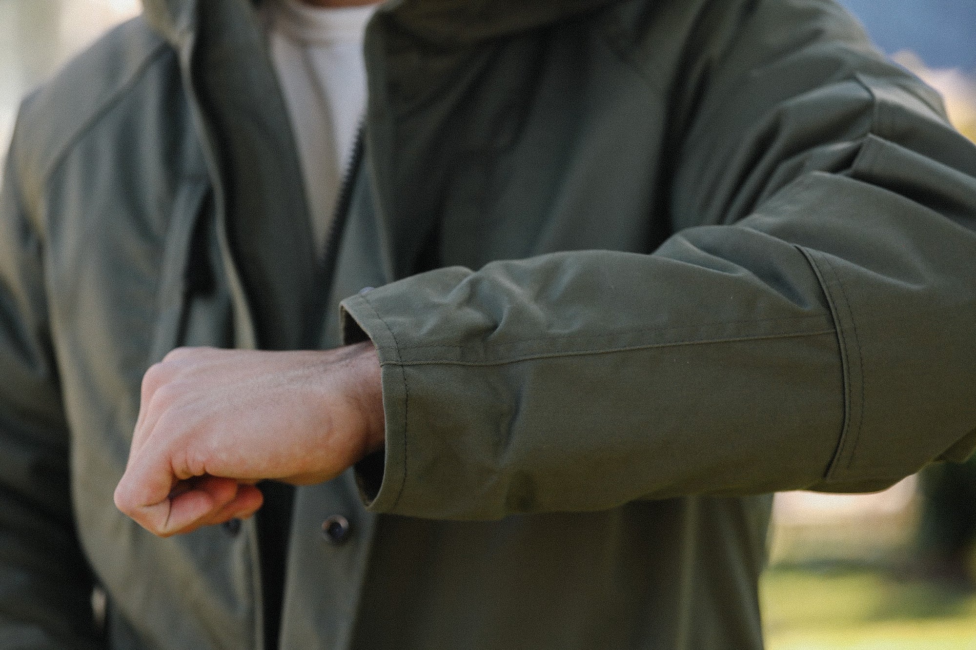 8oz Sateen/Primaloft® Winter Parka Jacket - Olive IHJ-154-OLV