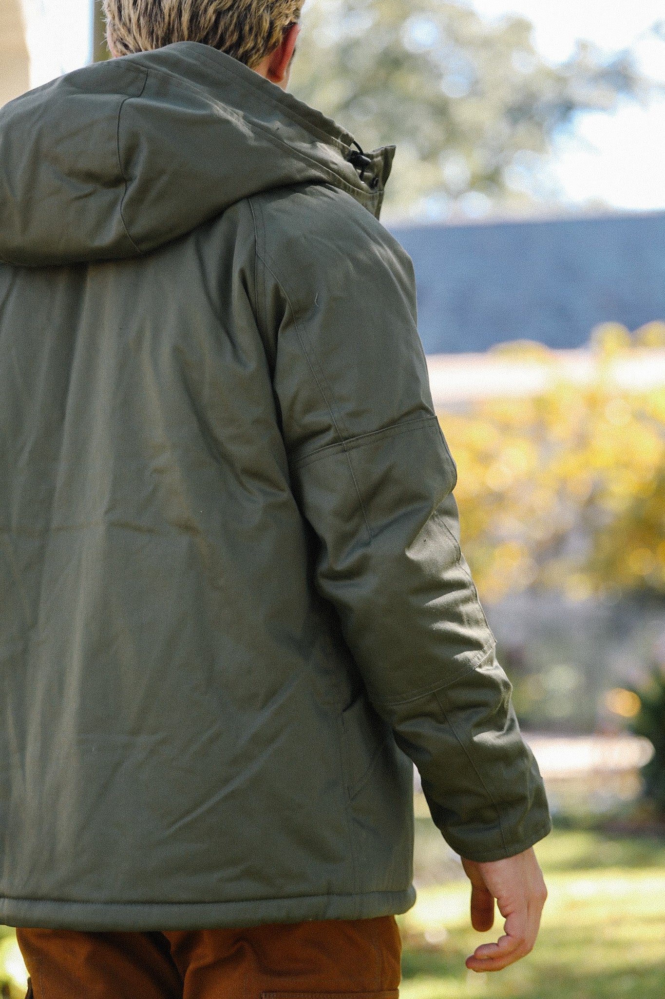 8oz Sateen/Primaloft® Winter Parka Jacket - Olive IHJ-154-OLV