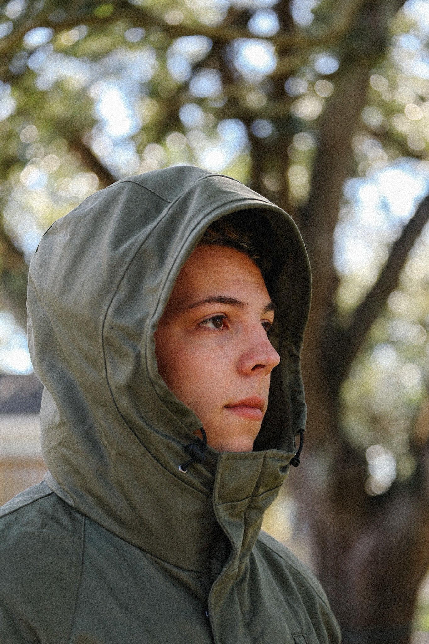 8oz Sateen/Primaloft® Winter Parka Jacket - Olive IHJ-154-OLV