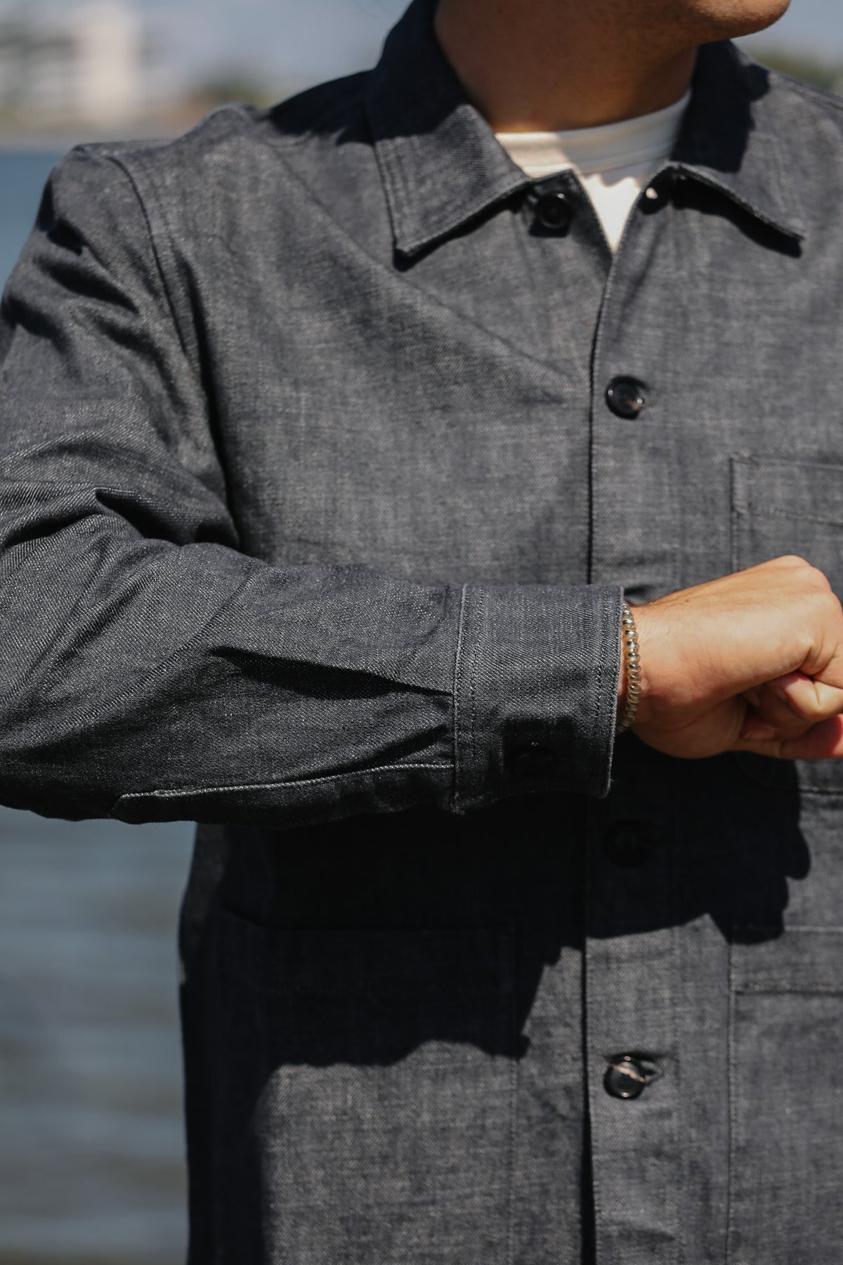 3sixteen Shop Jacket- Grey Denim