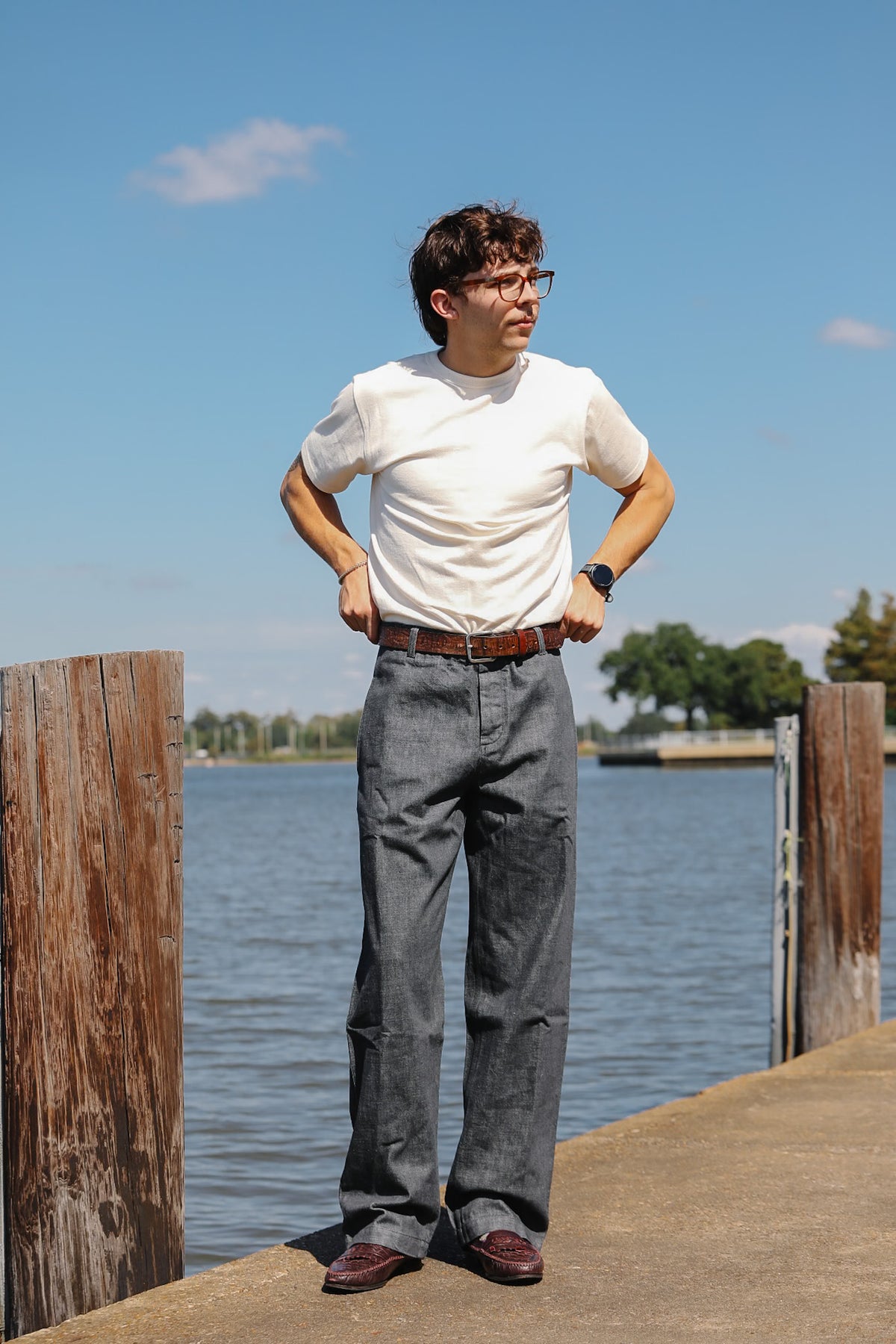 3sixteen Harvest Pant- Grey Denim