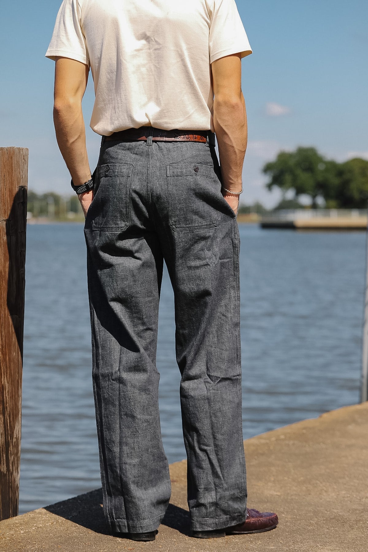 3sixteen Harvest Pant- Grey Denim