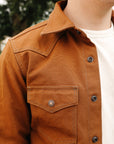 17oz Cotton Duck CPO Shirt - Brown IHSH-422-BRN