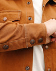 17oz Cotton Duck CPO Shirt - Brown IHSH-422-BRN