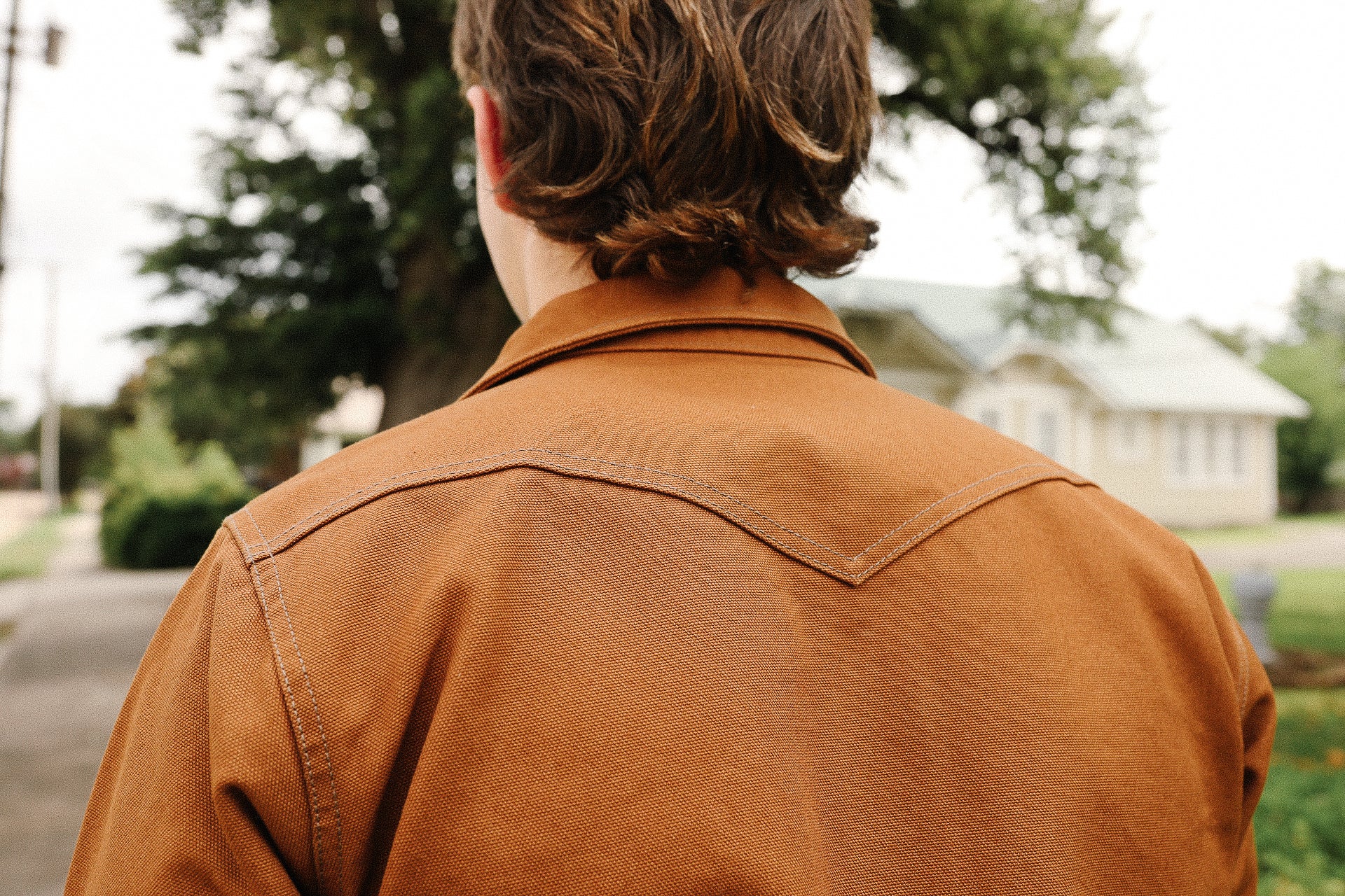 17oz Cotton Duck CPO Shirt - Brown IHSH-422-BRN