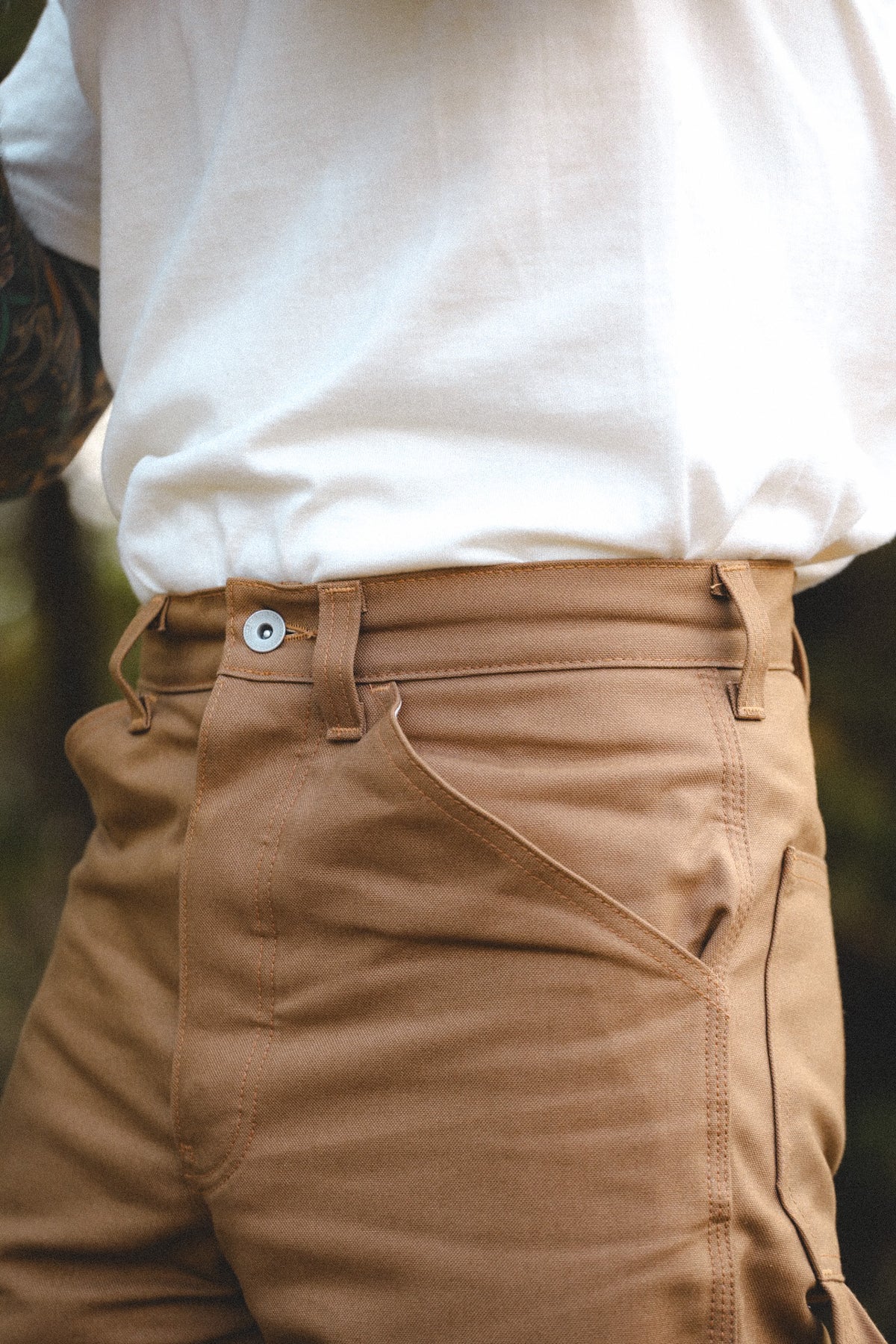 ANM 12.5oz Duck Canvas Painter Pant- Duck Brown