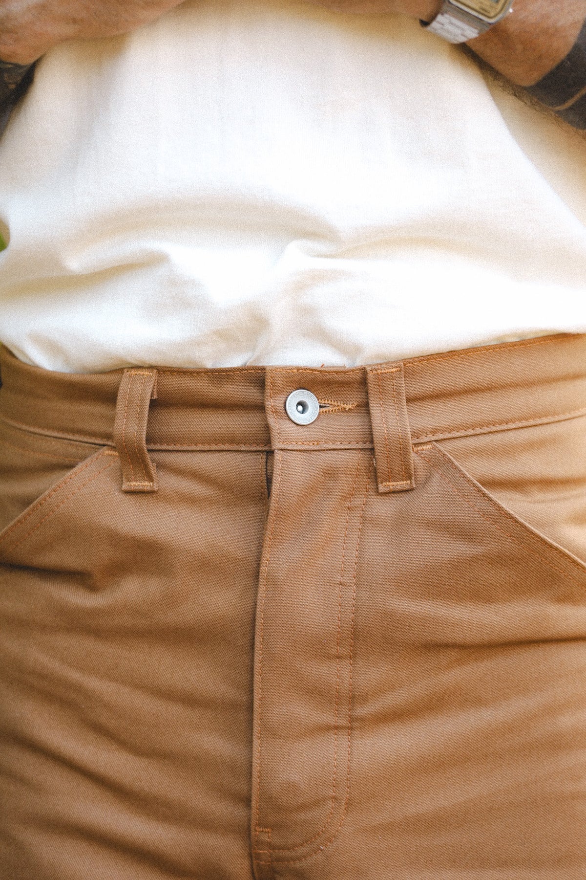 ANM 12.5oz Duck Canvas Painter Pant- Duck Brown