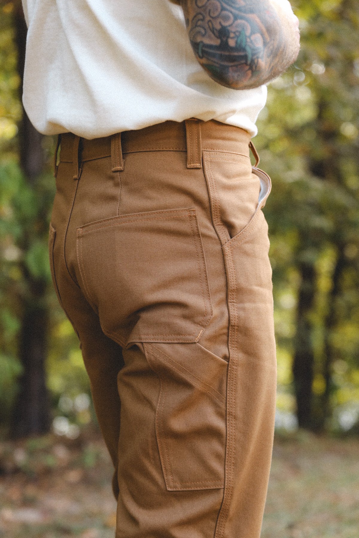 ANM 12.5oz Duck Canvas Painter Pant- Duck Brown