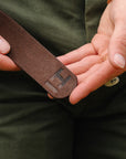 Regatta Belt Roughout Leather- Walnuss