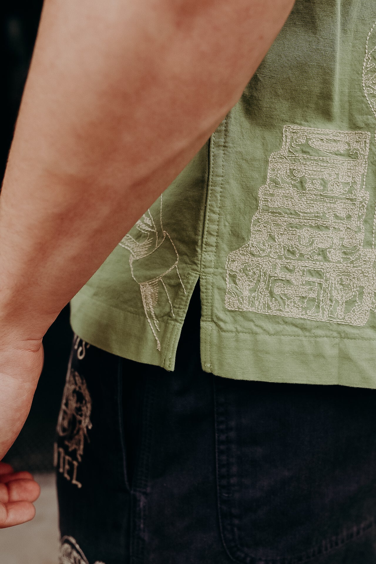 Hotel Camp Shirt- Mint Green