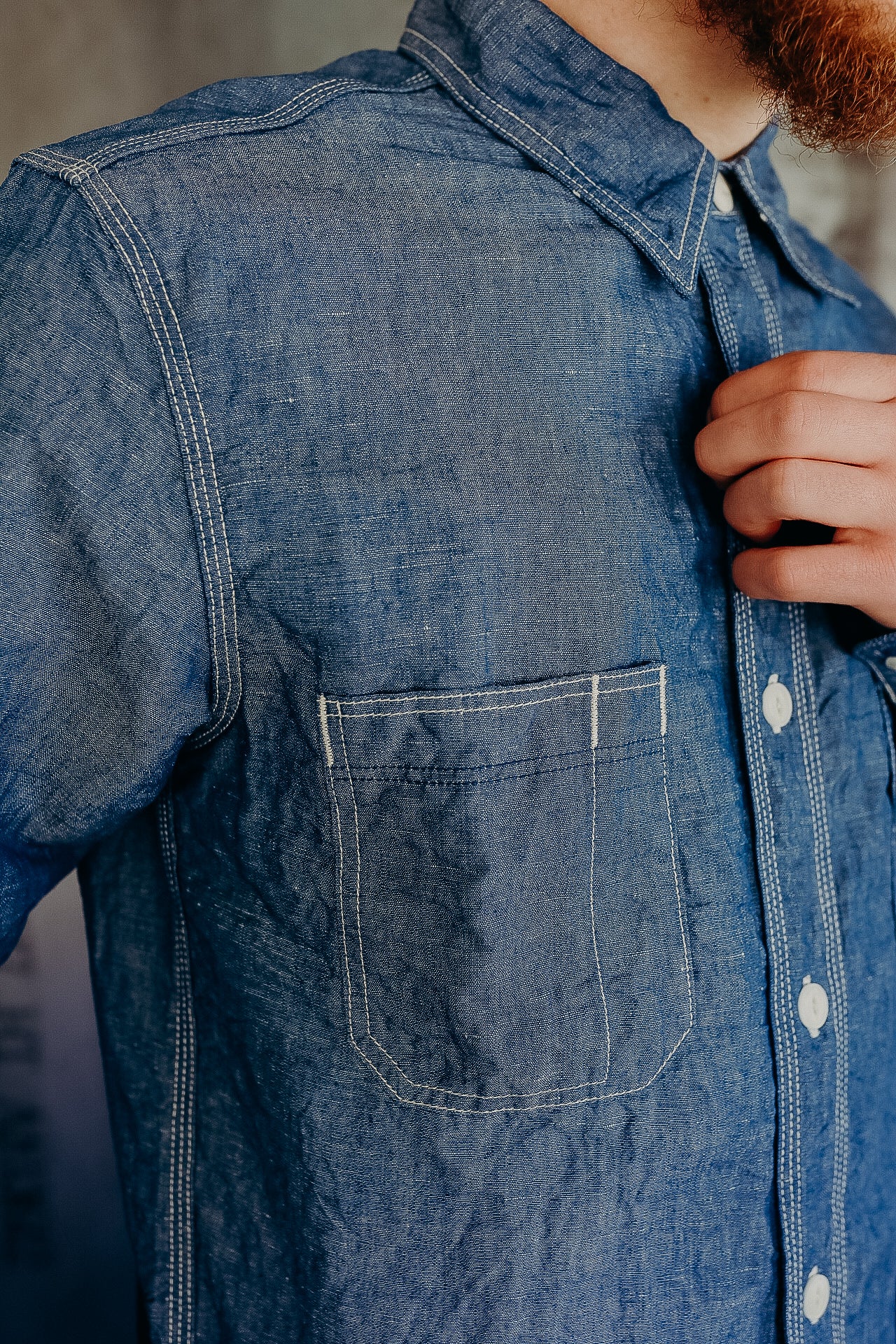 CHAMBRAY WORK SHIRT