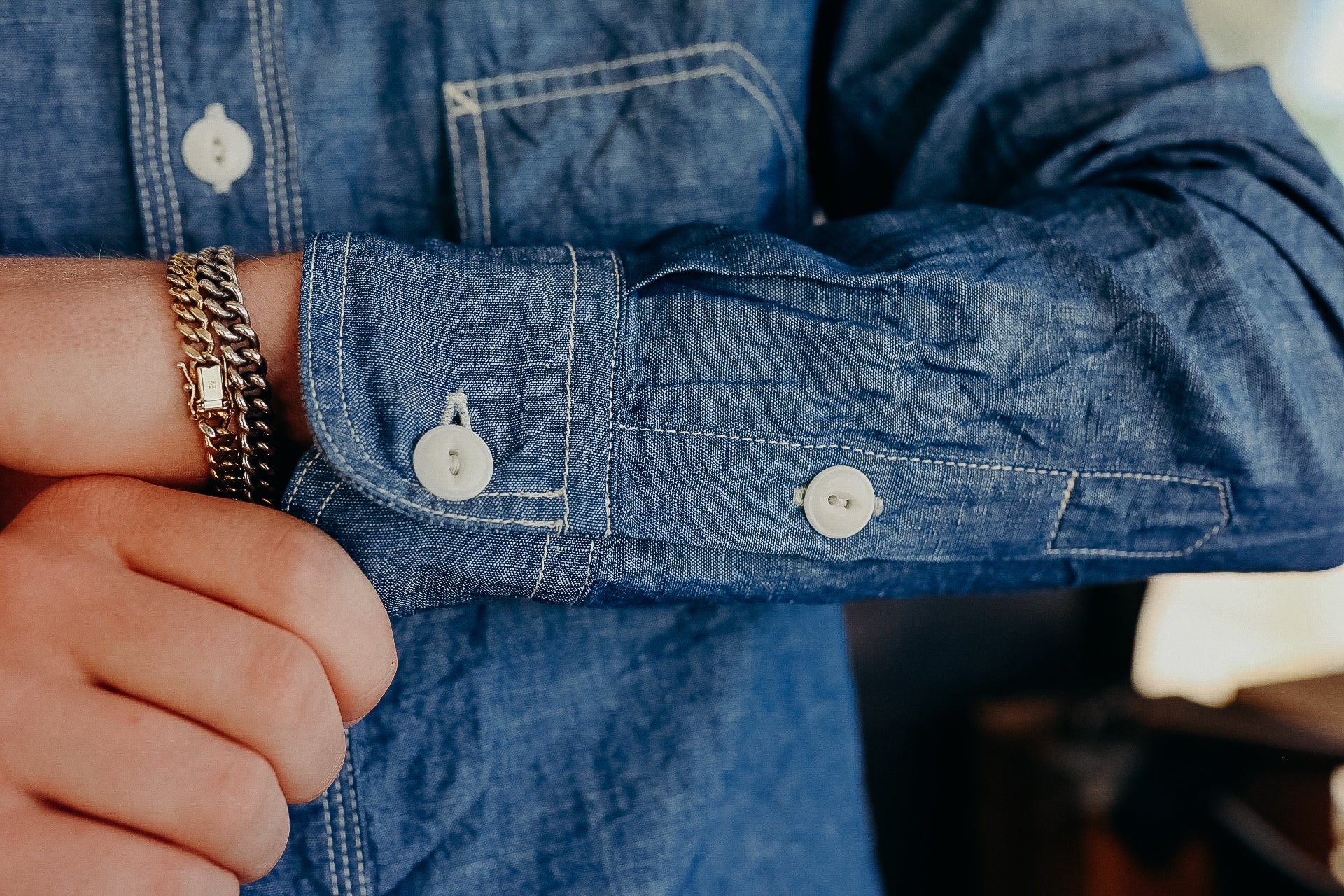 CHAMBRAY WORK SHIRT