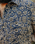 Maker shirt- navy floral