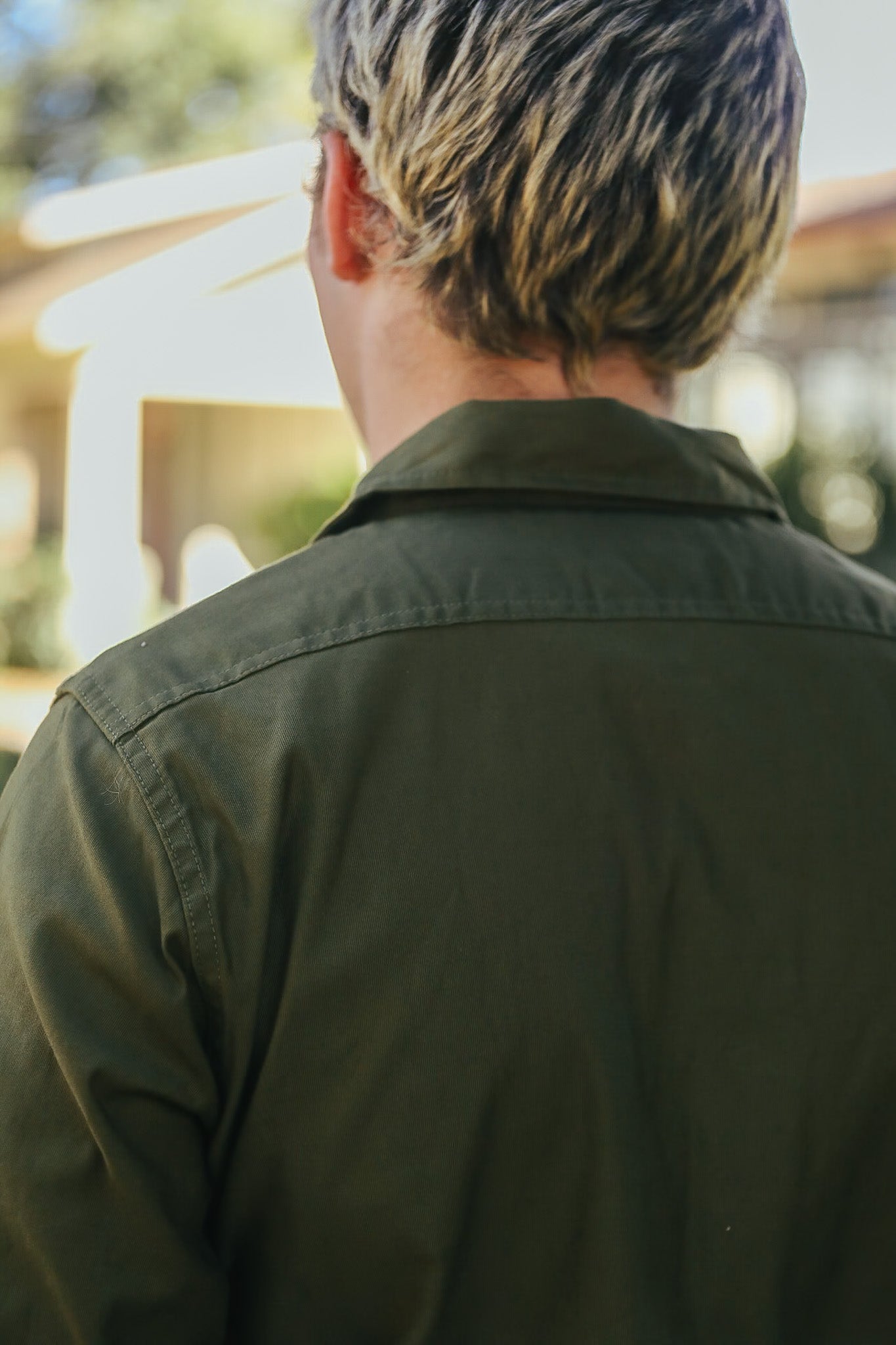 8oz Military Whipcord CPO Shirt - Olive IHSH-425-OLV