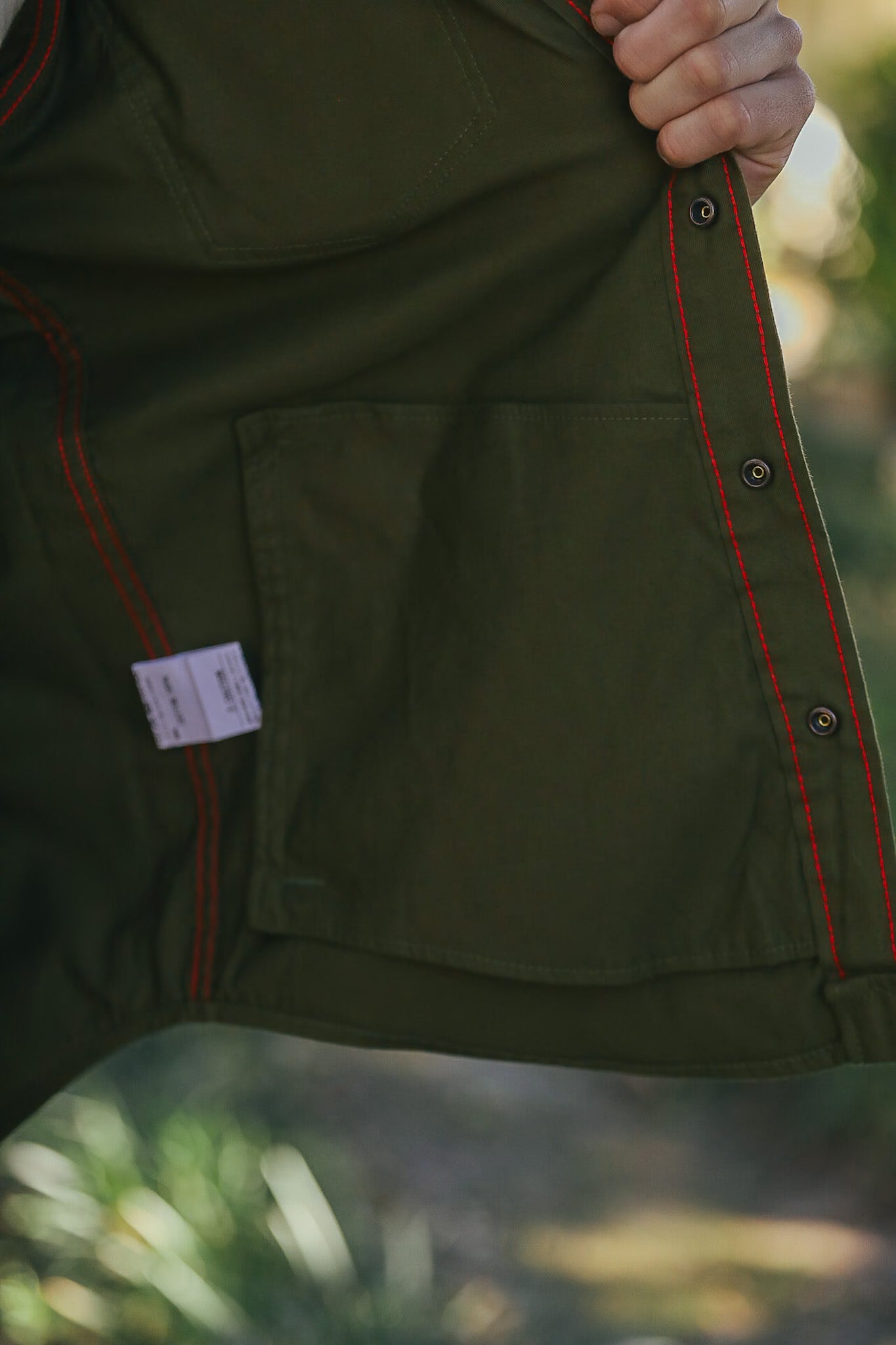 8oz Military Whipcord CPO Shirt - Olive IHSH-425-OLV