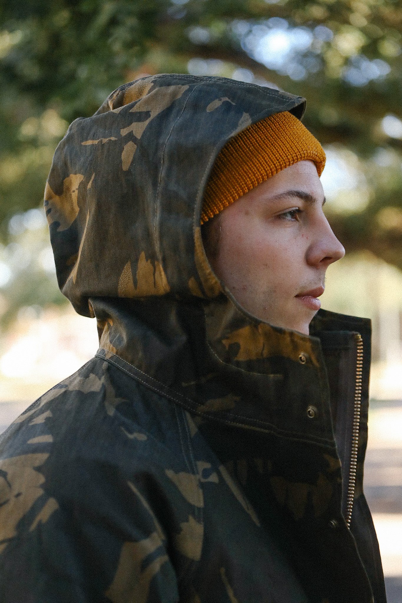 Heavy Duty Raincoat - Darkwood Camouflage