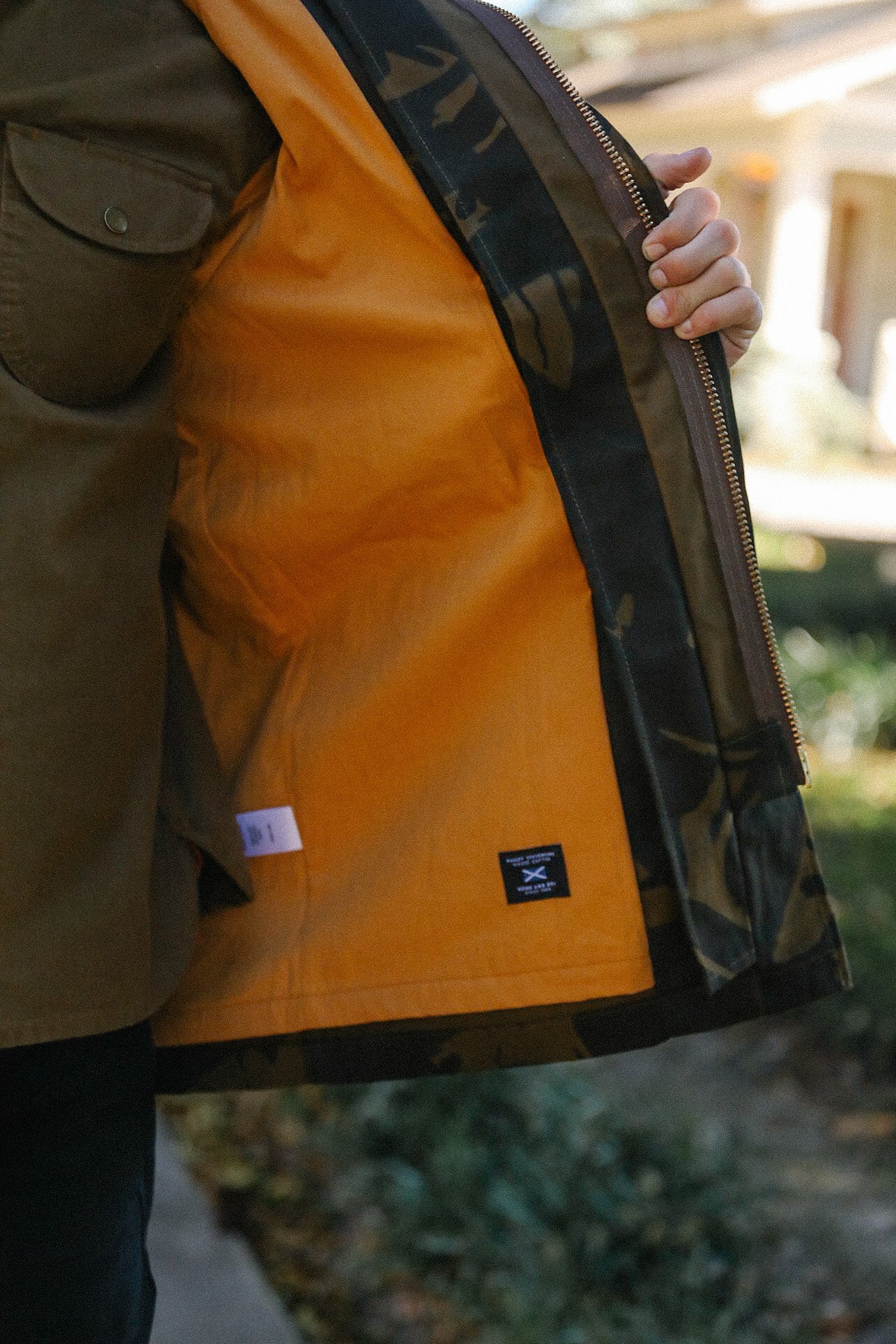 Heavy Duty Raincoat - Darkwood Camouflage