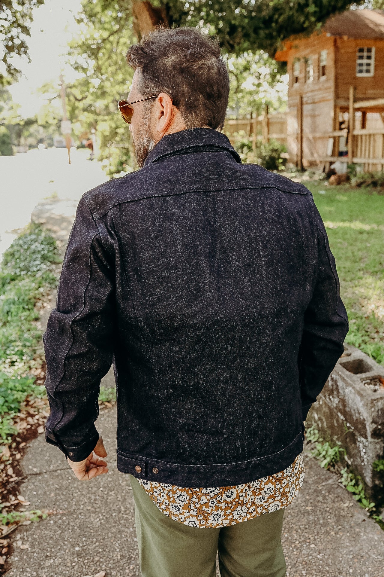 14oz Broken Twill Selvedge Denim Work Jacket - Indigo