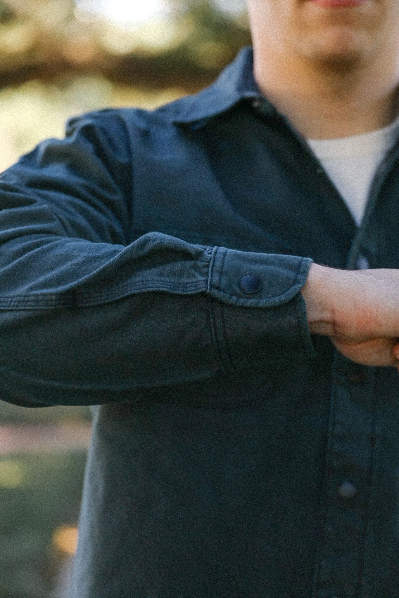 Work Shirt Dyed Canvas-Ash