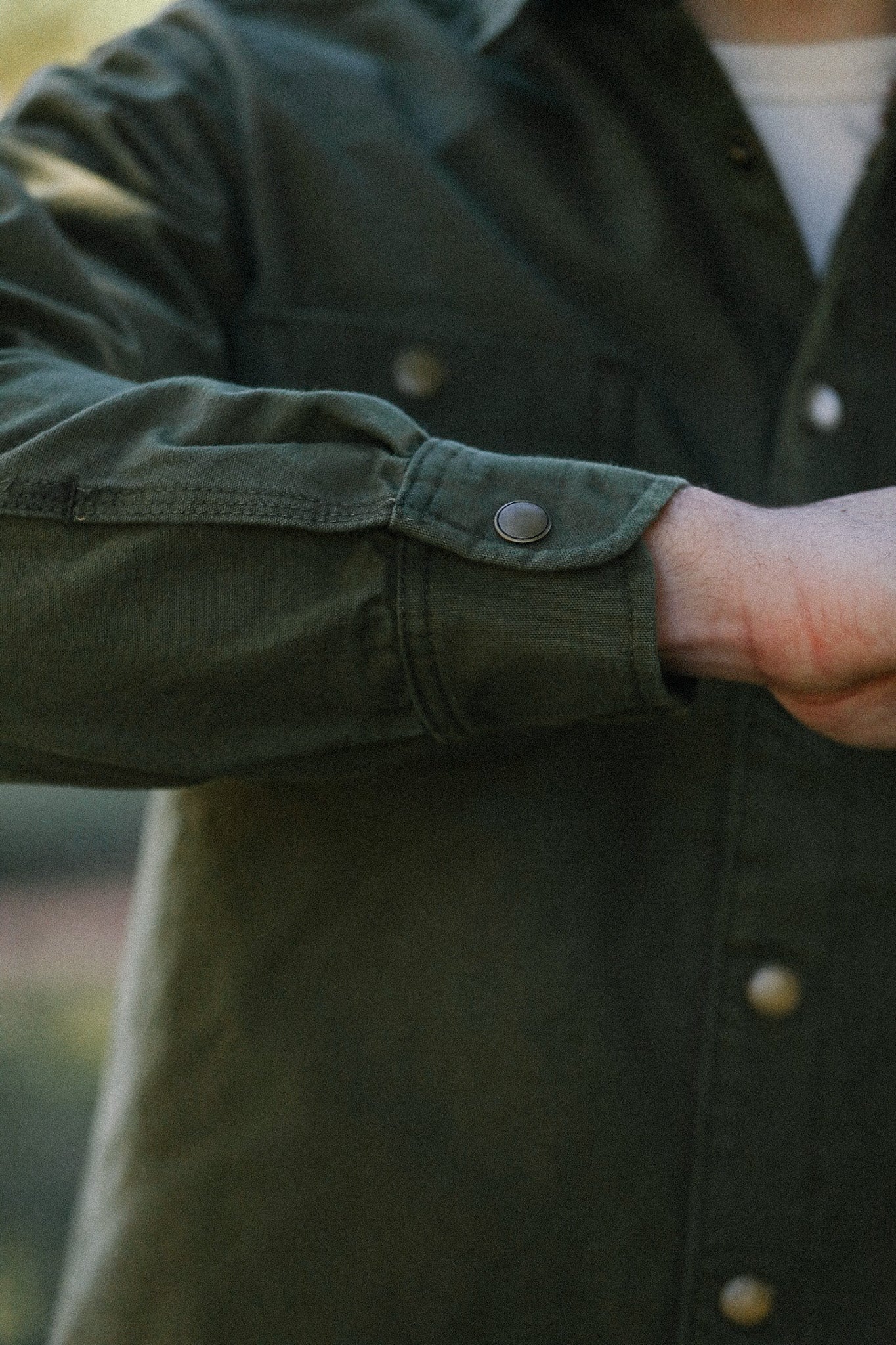 Work Shirt Dyed Canvas-Olive