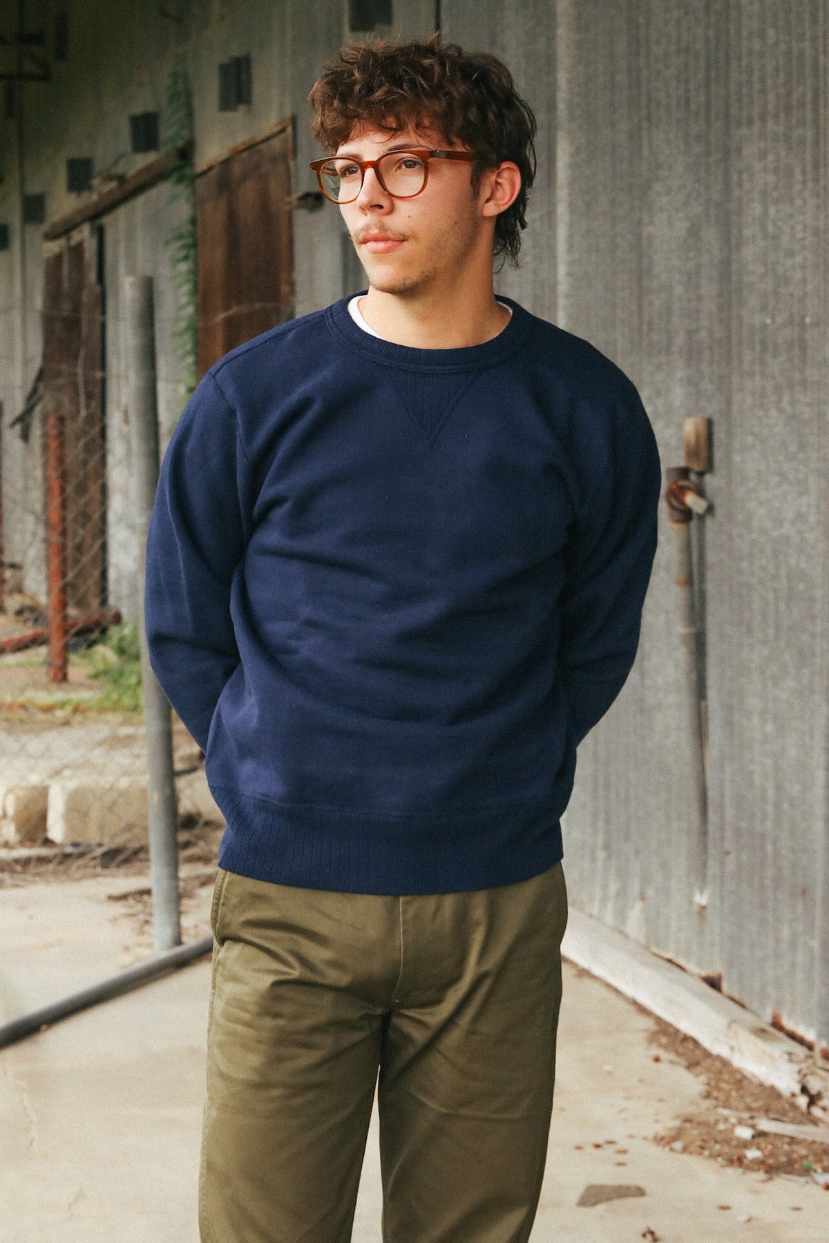 WV67728 Whitesville Crew Sweatshirt - Navy