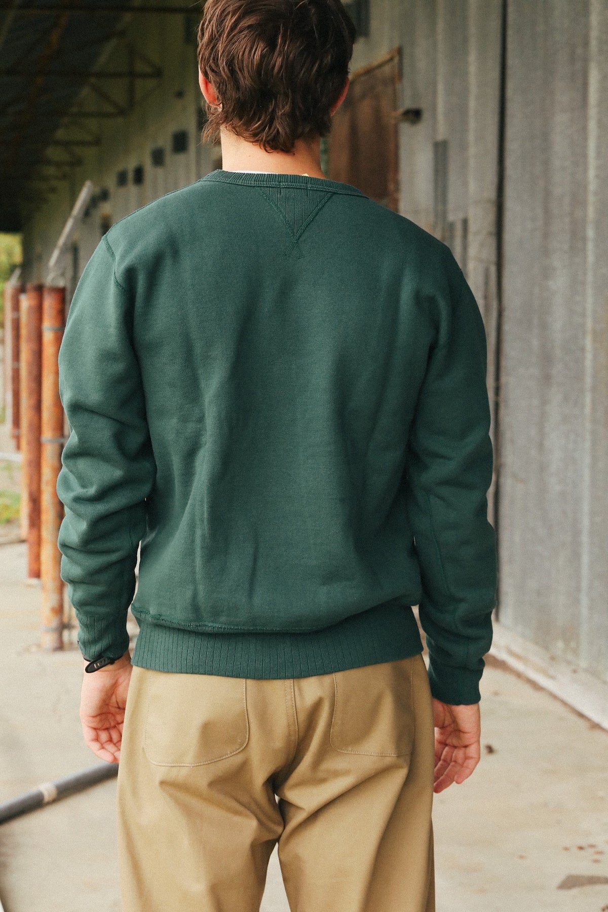WV67728 Whitesville Crew Sweatshirt -Green