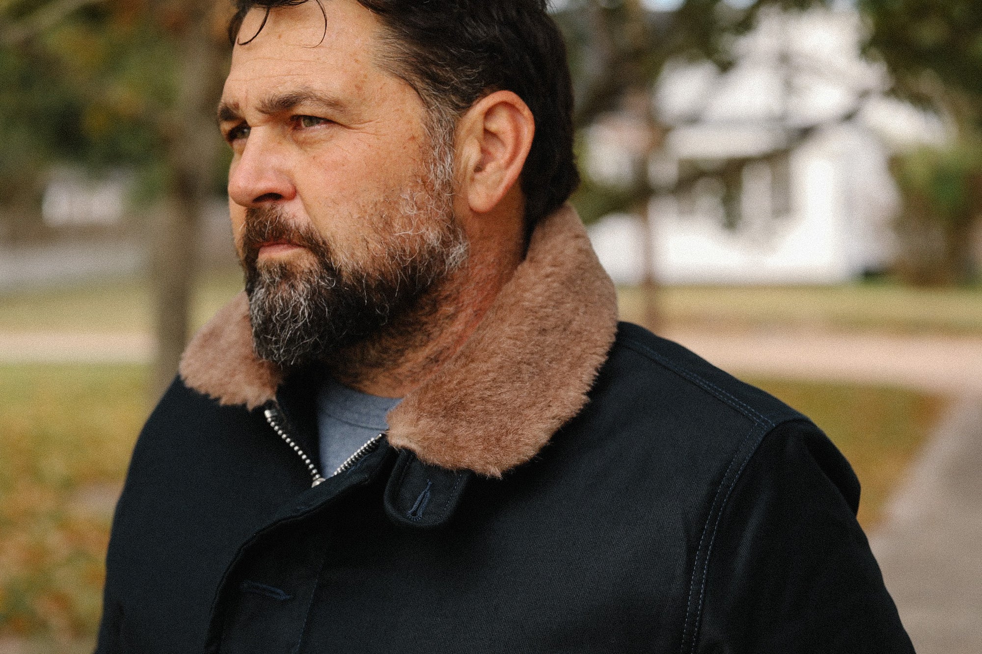 IHM-35-NAVY N1 Deck Jacket - Navy Whipcord