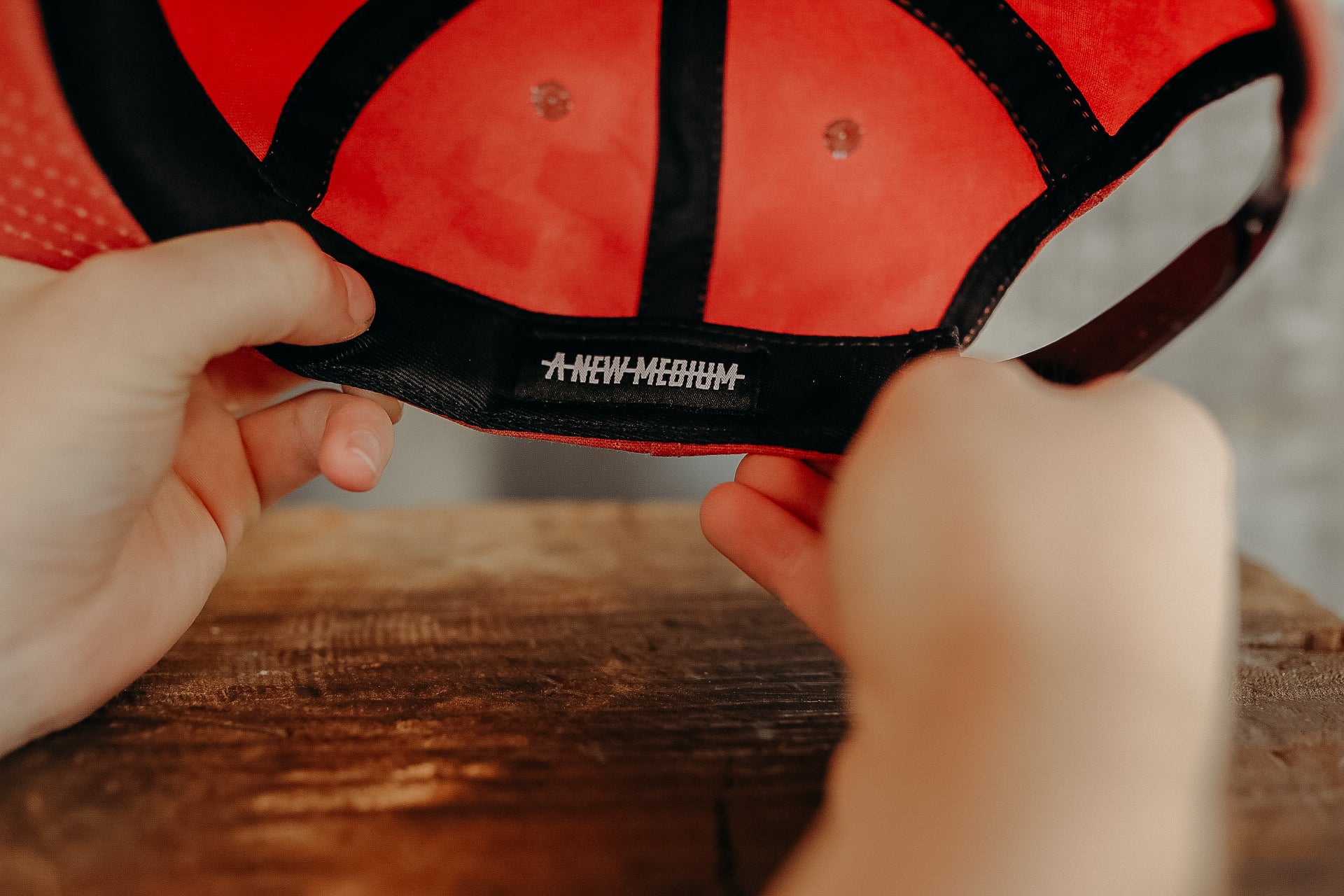 Waxed Vintage Trucker- Nautical Red