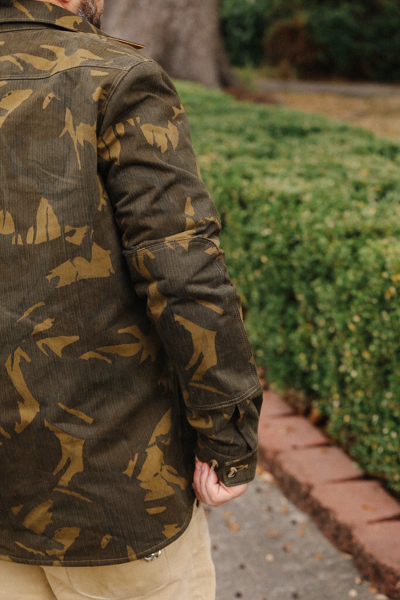 Waxed Canvas Crissman- Darkwood Camo
