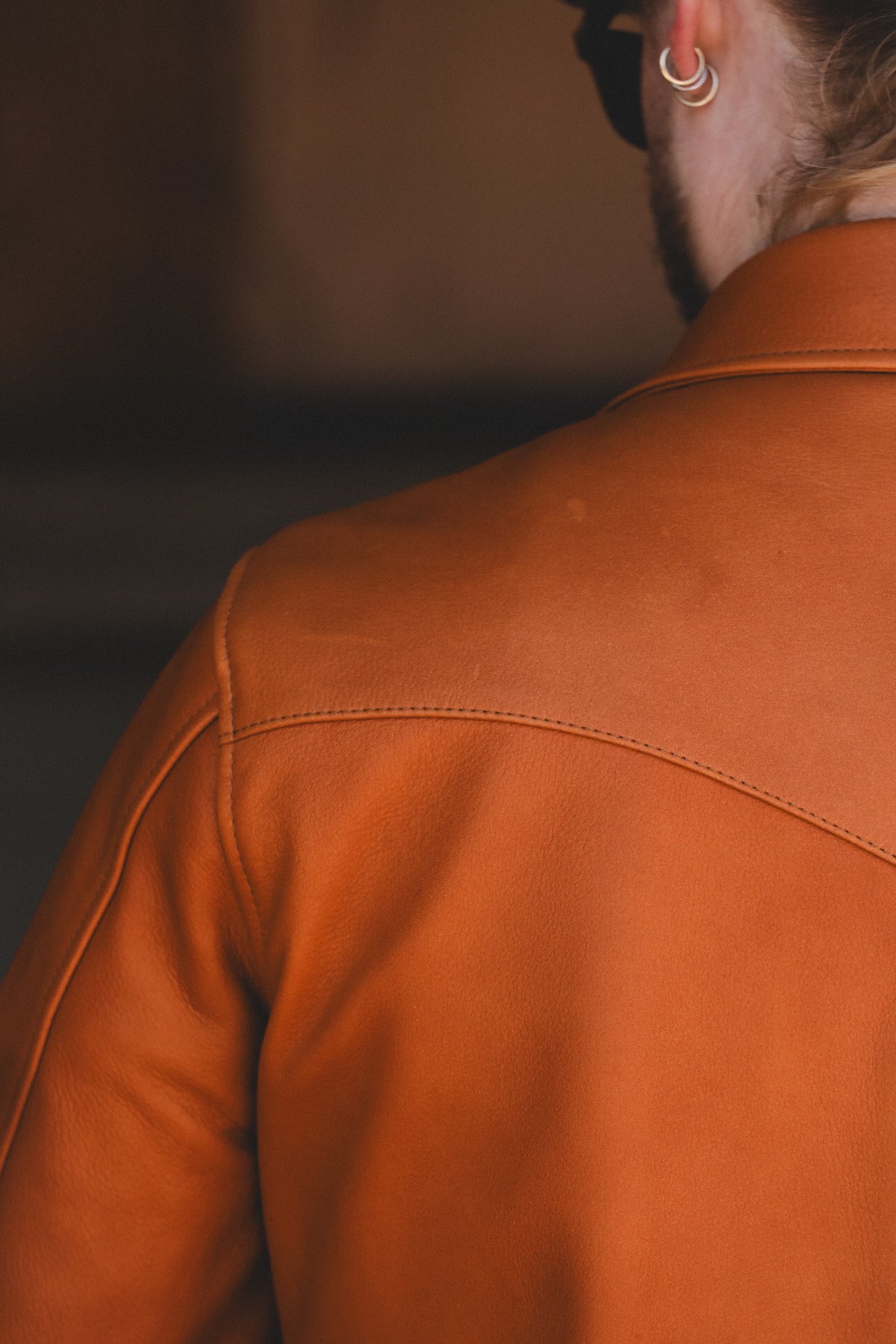Y'2 SS-13 Steer Oil Western Shirt- Camel