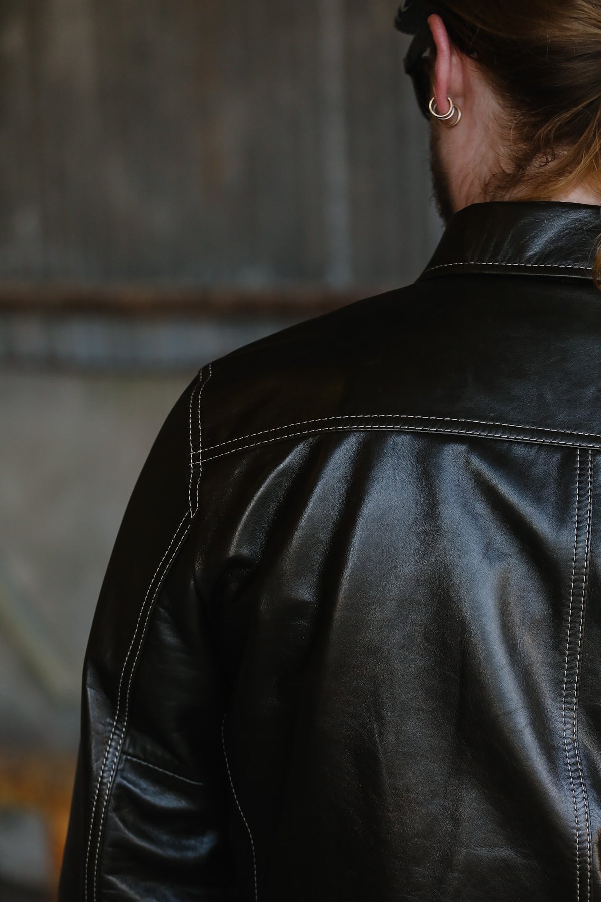 Y'2 OS-11 Oil Soft Horsehide Work Shirt- Olive