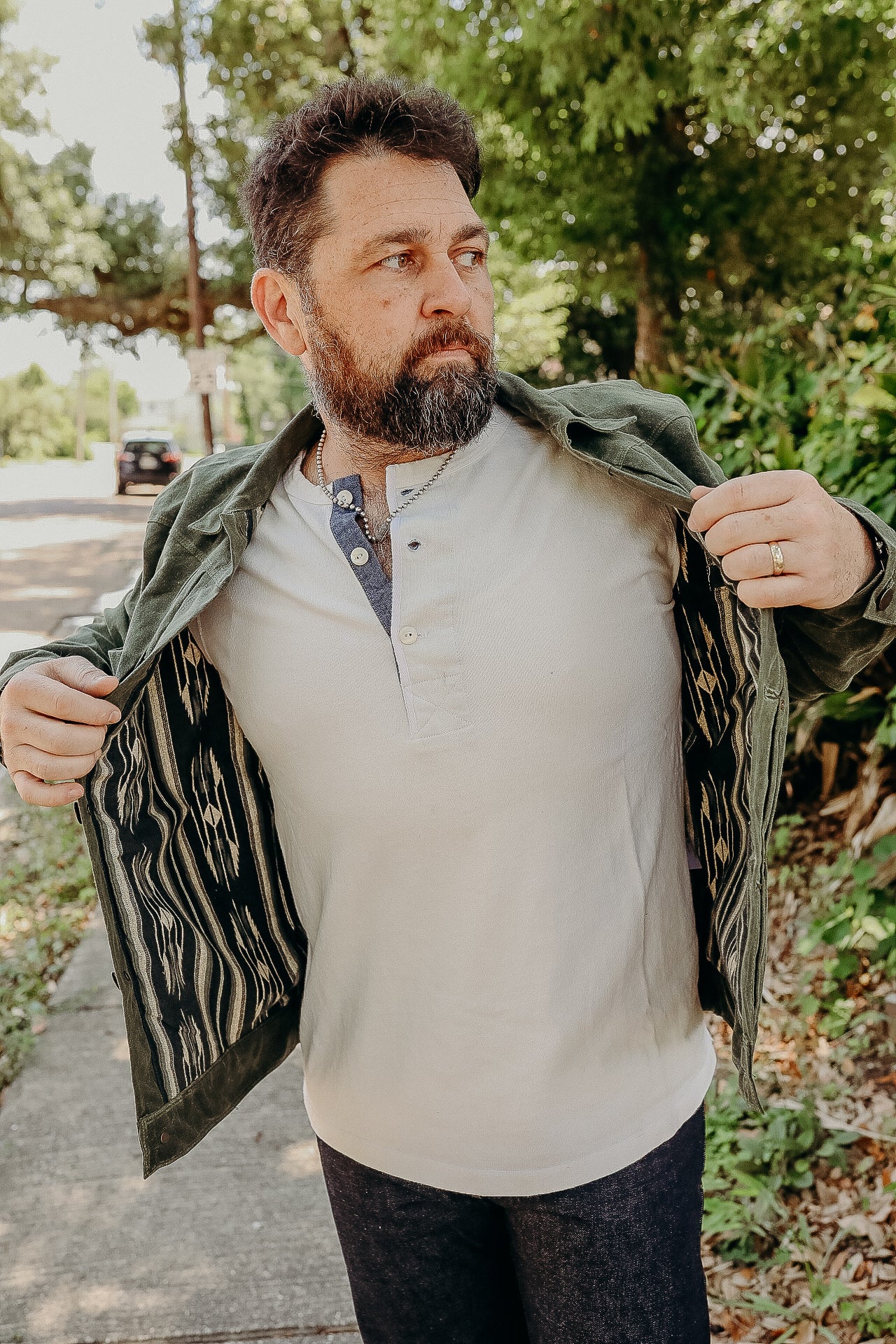 RJ-1 Riders Jacket - Waxed Canvas Olive for ISP